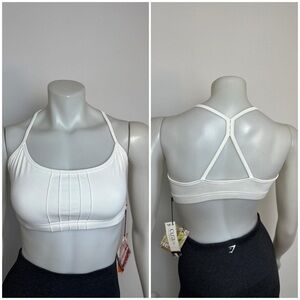 NWT - Made in 🇨🇦 Cura: Fit. White Sports Bra / Bralette.